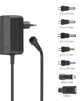 Alternative view of Универсално захранване HAMA, регулируемо, 1000mA, 12W, 223613