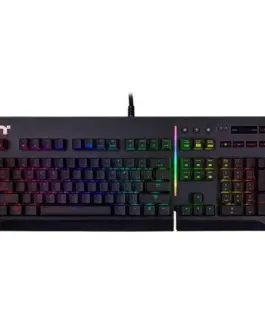 Alternative view of Thermaltake Keyboard gaming Level 20 RGB черен Razer зелен