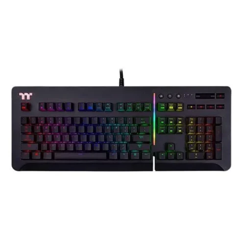Alternative view of Thermaltake Keyboard gaming Level 20 RGB черен Razer зелен