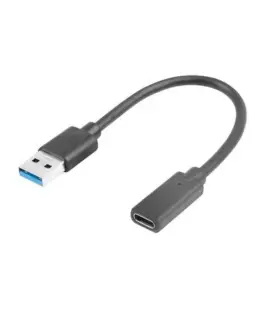 Lanberg адаптер USB TYPE-C (F) AM 3.1 15 cm