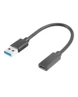 Lanberg адаптер USB TYPE-C (F) AM 3.1 15 cm
