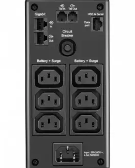 Alternative view of APC захранващ блок BR650MI UPS Back Pro BR 650VA 6xC13, AVR,LCD