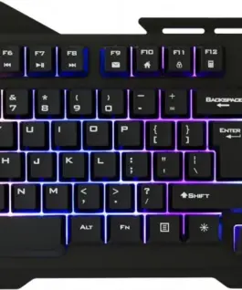 YENKEE Keyboard YKB 3200 SHADOW metal LED