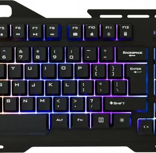 YENKEE Keyboard YKB 3200 SHADOW metal LED