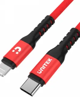 Unitek кабел USB-C - Lightning 1M M/M MFI; C14060RD