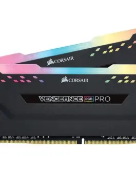 Corsair памет за компютър DDR4 Intel XMP Certified Vengeance PRO RGB 16GB/3200(2*8GB) черен CL16
