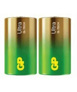 Алкална батерия GP ULTRA LR20 /2 бр. в опаковка shrink/ 1.5V