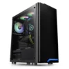 Thermaltake Компютър case - H100 Tempeчервен Glass