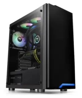 Thermaltake Компютър case - H100 Tempeчервен Glass