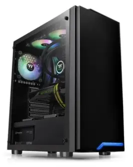 Thermaltake Компютър case - H100 Tempeчервен Glass