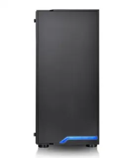 Alternative view of Thermaltake Компютър case - H100 Tempeчервен Glass