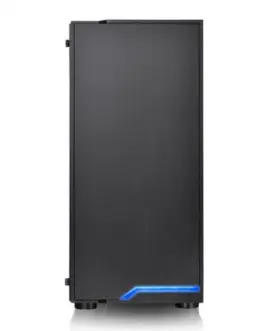 Alternative view of Thermaltake Компютър case - H100 Tempeчервен Glass