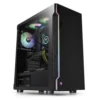 Thermaltake Компютър case - H200 Tempeчервен Glass