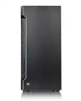 Alternative view of Thermaltake Компютър case - H200 Tempeчервен Glass