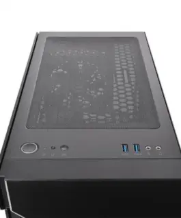 Thermaltake Компютър case – H200 Tempeчервен Glass