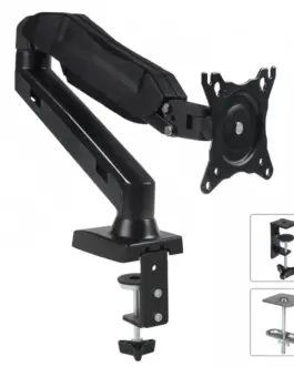 Maclean черен стойка за монитор MC-860