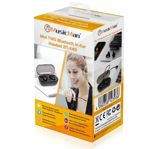Technaxx Deutschland GmbH & Co. KG Wireless Earphones TWS with micr. BT-X49