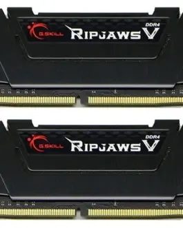 G.SKILL памет за компютър DDR4 16GB (2x8GB) RipjawsV 4000MHz CL18 XMP2 черен