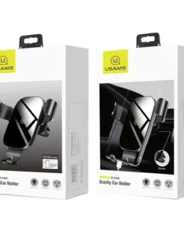 Alternative view of USAMS Car holder Gravity черен US-ZJ052 for ventilation grille черен