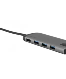Verbatim Multi Port USB-C 3.1 3x USB 3.0 HDMI 4K type-c RJ-45 SD/micro SD