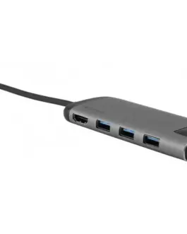 Verbatim Multi Port USB-C 3.1 3x USB 3.0 HDMI 4K type-c RJ-45 SD/micro SD