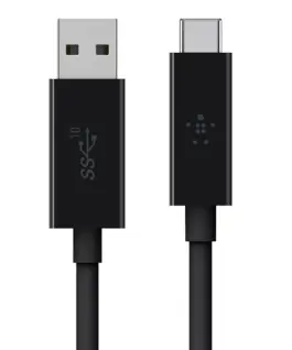 Belkin кабел USB-C to USB A 3.1 1m черен