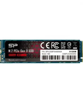 Silicon Power SSD A80 512GB M.2 PCIe 3400/3000 MB/s NVMe