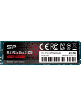 Silicon Power SSD A80 512GB M.2 PCIe 3400/3000 MB/s NVMe