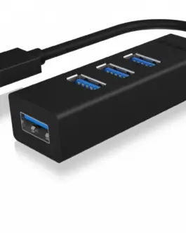 Alternative view of IcyBox IB-HUB1419-U3 USB 3.0 to 4-Port Type-