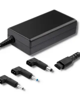 Qoltec Power адаптер designed for HP 65W 3plugs