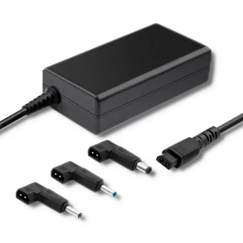 Qoltec Power адаптер designed for HP 65W 3plugs