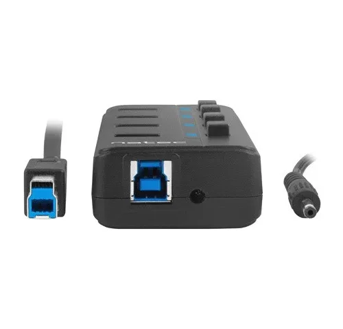 Natec USB Hub 4 Mantis 2 USB 3.0 ports with switch + захранващ блок