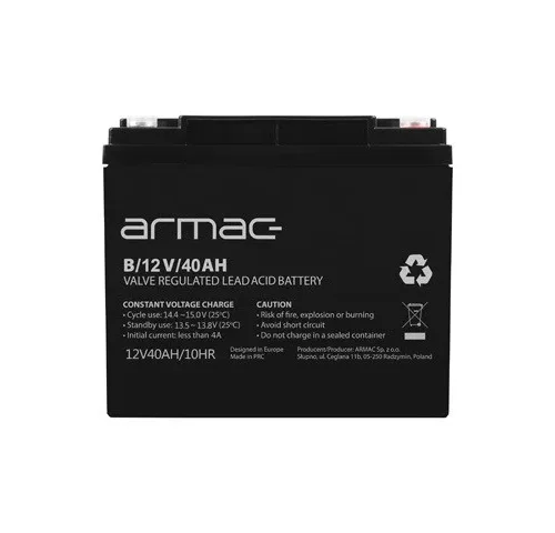 Alternative view of Armac Bettery 12v agm 12v 40ah universal B/12V/40AH
