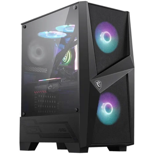 MSI кутия за компютър MAG FORGE 100R ARGB FAN Glass Window 2xUSB