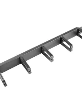 Lanberg органайзер за кабели за шкаф 19 1U Typ B черен AK-1202-