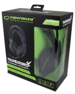 Esperanza Stereo gaming слушалки with microphone thunderbird