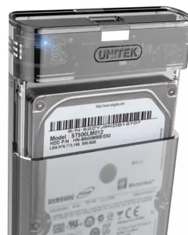 Alternative view of Unitek ENCLOSURE USB3.1 HDD/SSD SATA 6G UASP, S1103A