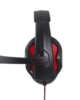 Alternative view of Esperanza Gaming headpgones with microphone arrow