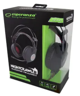 Esperanza Stereo gaming слушалки with microphone nightcrawler