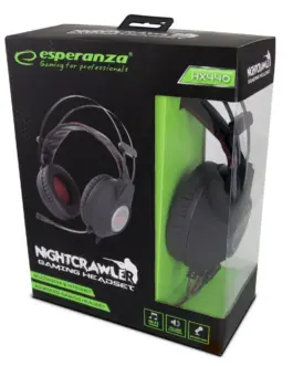 Esperanza Stereo gaming слушалки with microphone nightcrawler