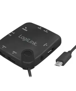 LogiLink Micro-USB OTG multifunct ion hub and card reader