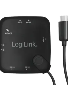 Alternative view of LogiLink Micro-USB OTG multifunct ion hub and card reader