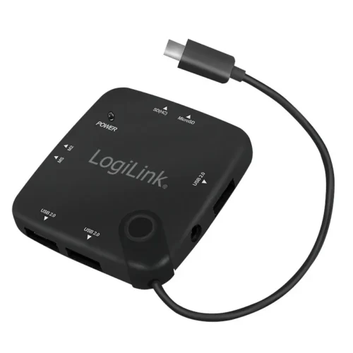 LogiLink Micro-USB OTG multifunct ion hub and card reader