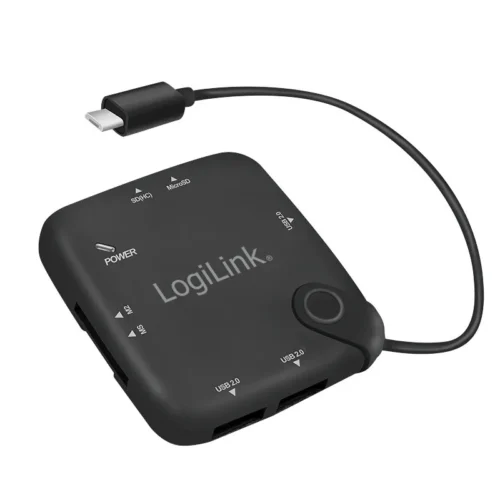 LogiLink Micro-USB OTG multifunct ion hub and card reader