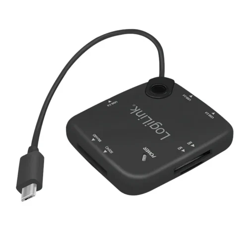 LogiLink Micro-USB OTG multifunct ion hub and card reader