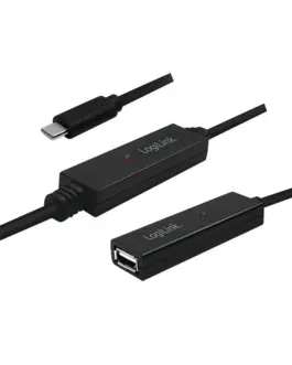LogiLink USB2.0 active repeater кабел USB-C M to USB AF