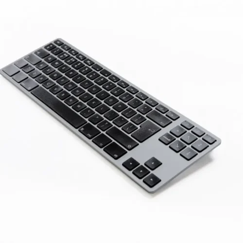 Alternative view of Matias Keyboard aluminum Mac Tenkeyless bluetooth Space Gray