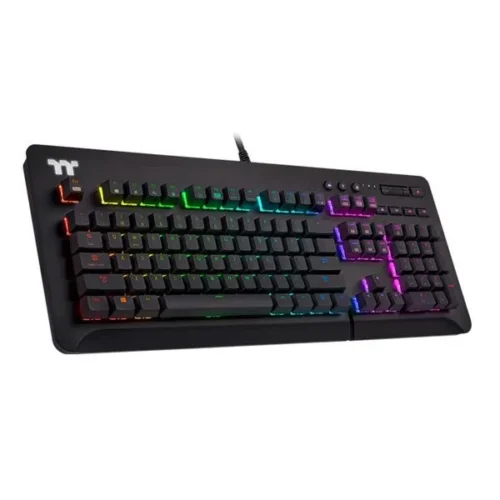 Thermaltake Gaming keyboard eSports Level 20 GT RGB черен Cherry MX син