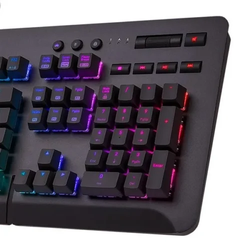 Thermaltake Gaming keyboard eSports Level 20 GT RGB черен Cherry MX син