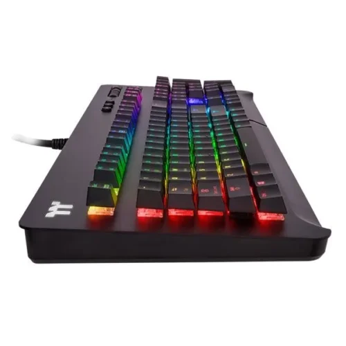 Thermaltake Gaming keyboard eSports Level 20 GT RGB черен Cherry MX Silver